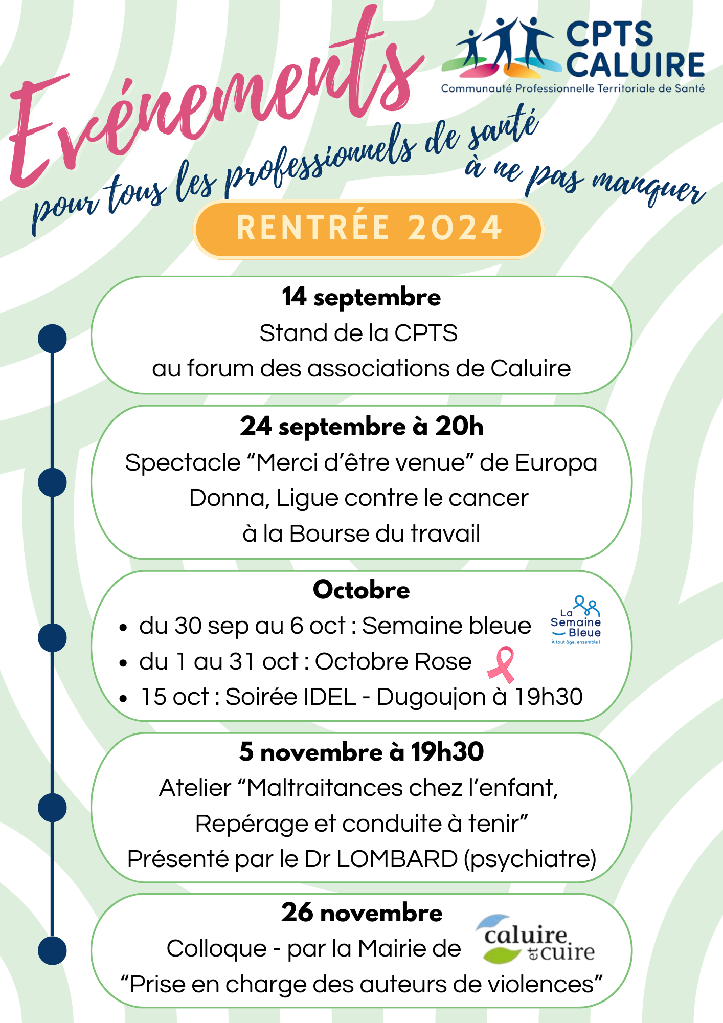 événements dates