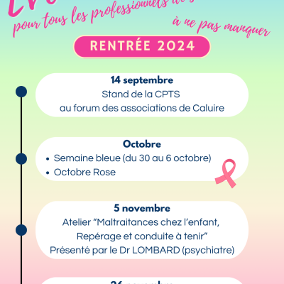 Affiche : Rappel des événements